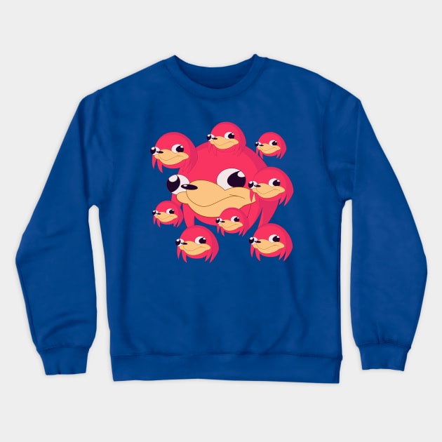 Ugandan Knuckles 2 Crewneck Sweatshirt by DestinyHunters